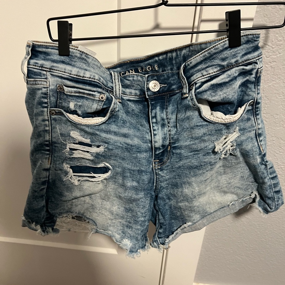 American Eagle Outfitters Blue Denim Shorts